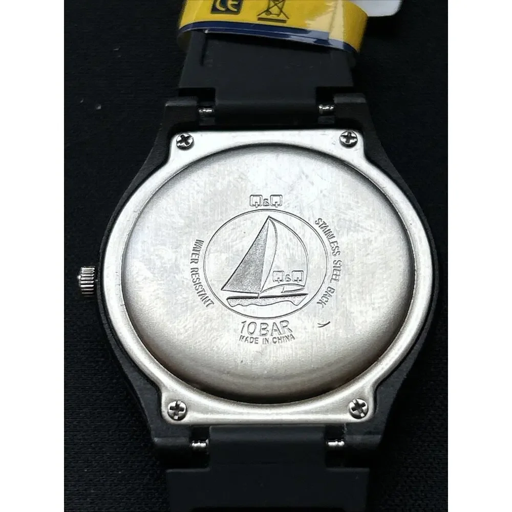 Q&Q Beige Dial Black Case Women’s Quartz Watch